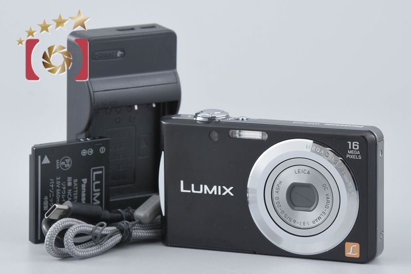 中古】Panasonic パナソニック LUMIX DMC-FH5 ブラック コンパクト