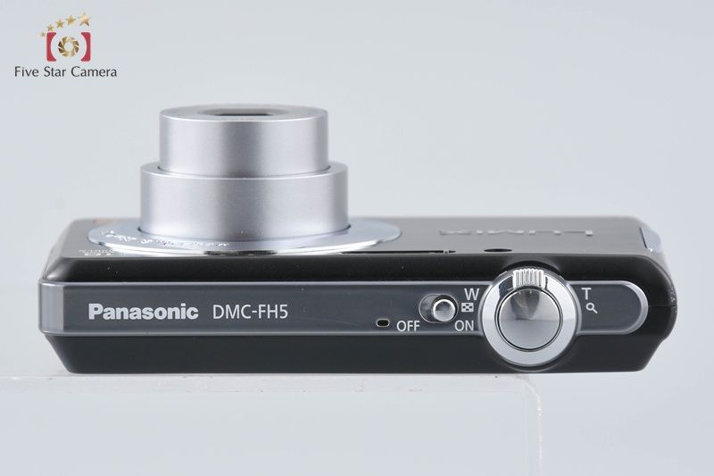 中古】Panasonic パナソニック LUMIX DMC-FH5 ブラック コンパクト