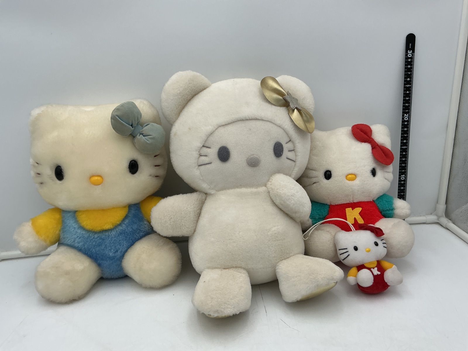 レトロ】ハローキティ ぬいぐるみ まとめ売り 4体セット キティ
