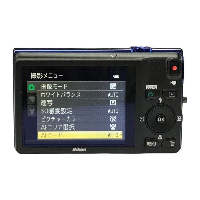 Nikon COOLPIX デジタルカメラ オーシャンブルー コンパクト スリム
