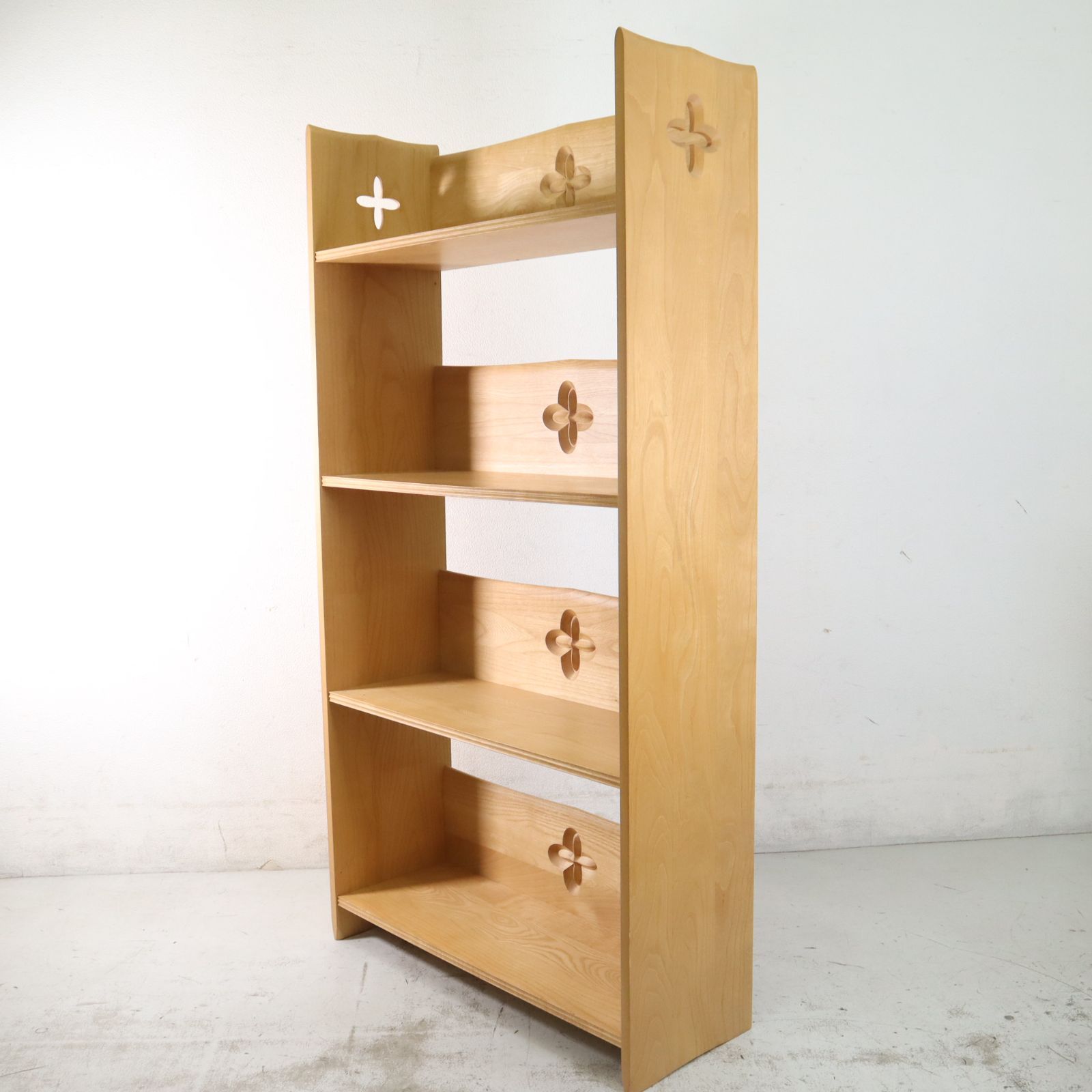 karimoku カリモク 4段 ブックシェルフ 本棚 オープンラック 木製