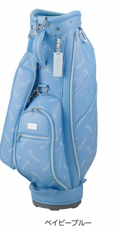 PING キャディバッグ ゴルフ レディース ロゴ ピン ブルー