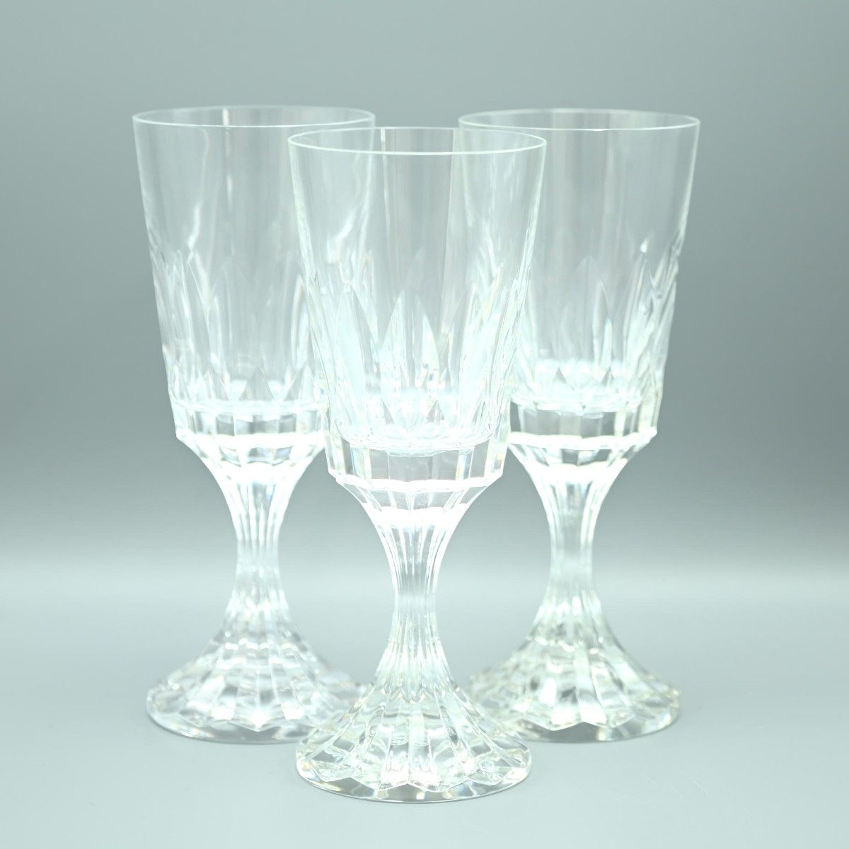 Baccarat オールドバカラ アサス ワイングラス 3客セット 約19 5 cm T 2602 025