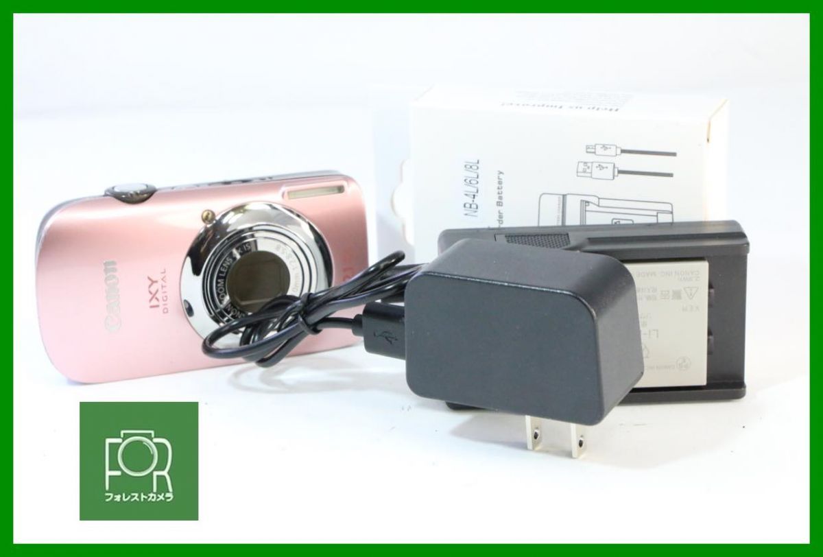 動作保証・点検済】極上品□Canon IXY DIGITAL 510 IS ﾋﾟﾝｸ