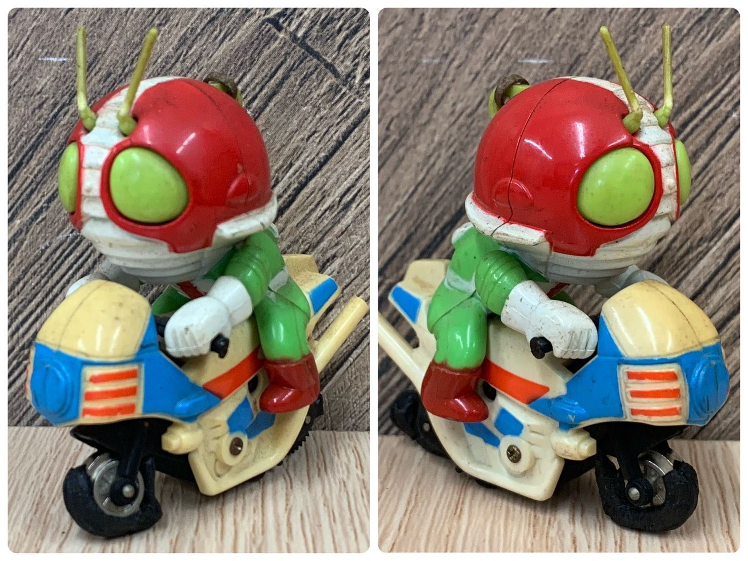 彦】4点セット BANDAI カッとびライダー かっとびライダー 仮面