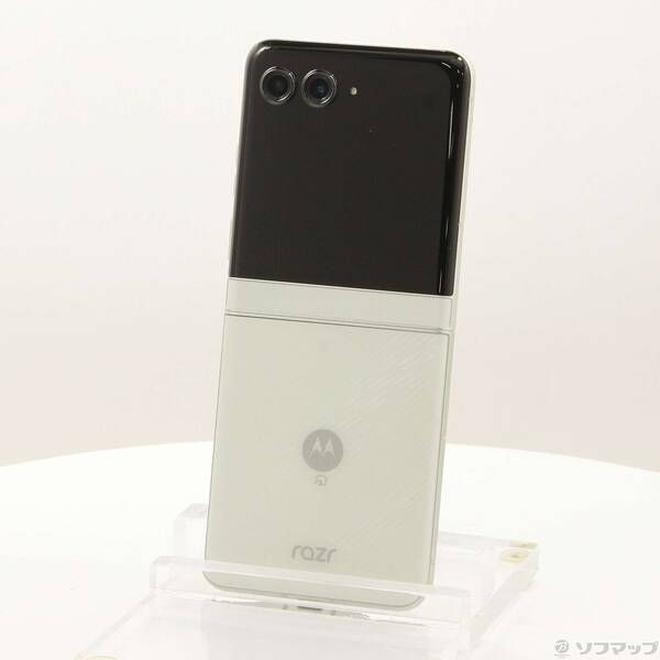 Motorola razr 60 日本版 SIMフリー ホワイト 512GB ソフマップ 〔中古品〕 motorola razr 60 512GB ライトスカイホワイト