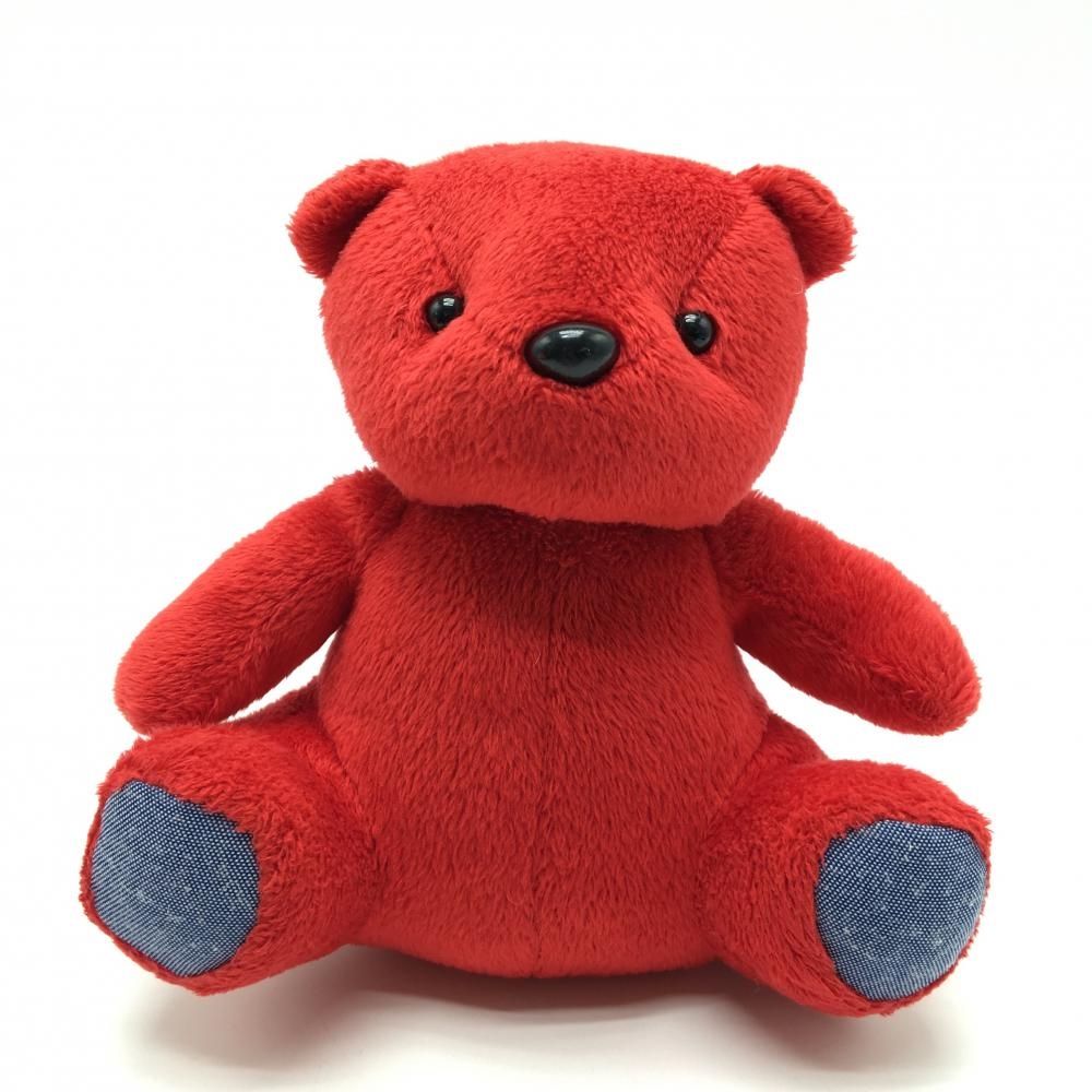 美品】キャロウェイ キーホルダー レッド くま ぬいぐるみ カラビナ付