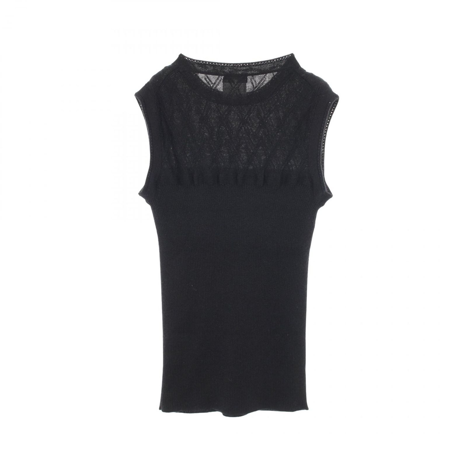 シャネル CHANEL タンクトップ ココマークボタン ニット カシミヤ