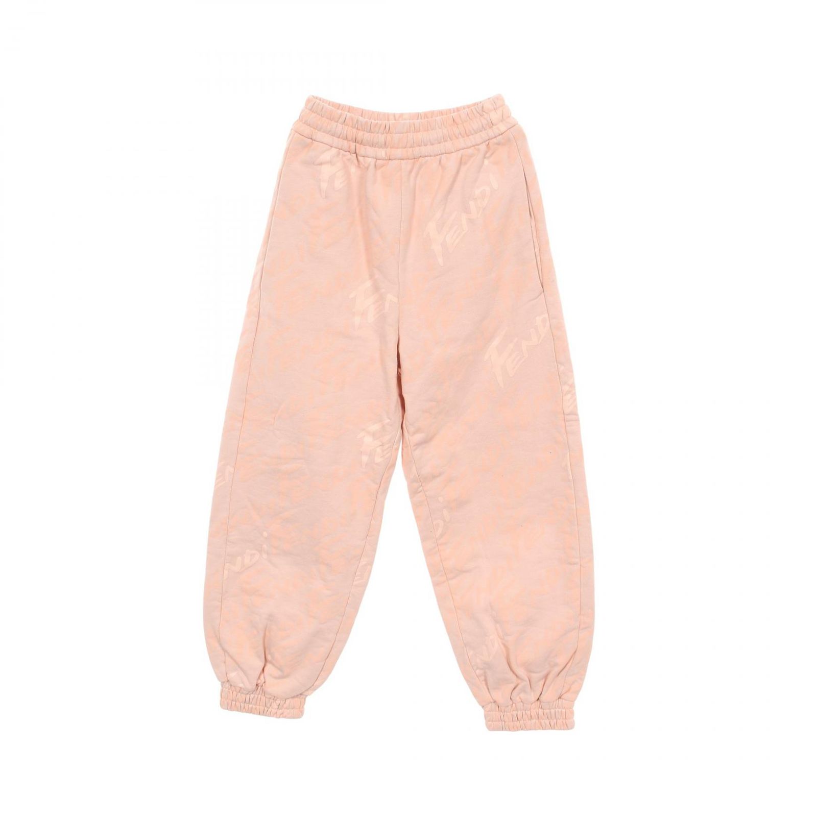 FENDI　ロゴパンツ フェンディ FENDI パンツ ロゴ コットン パンツ レディース Used A