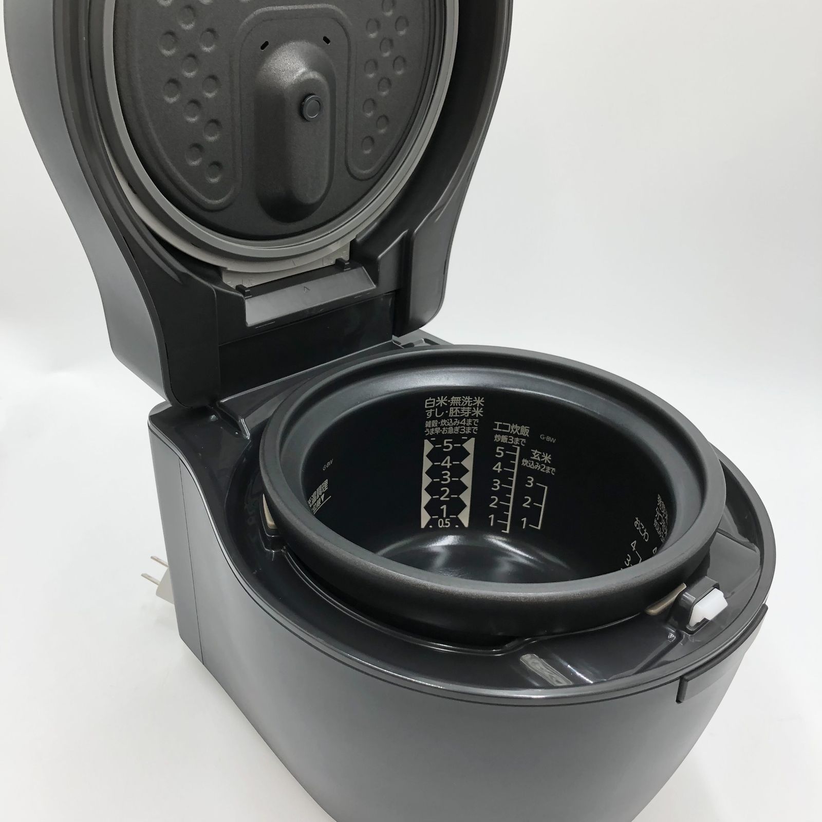 三菱電機 ジャー炊飯器 本炭釜 紬 炭の特大熱量でお米の芯まで熱を