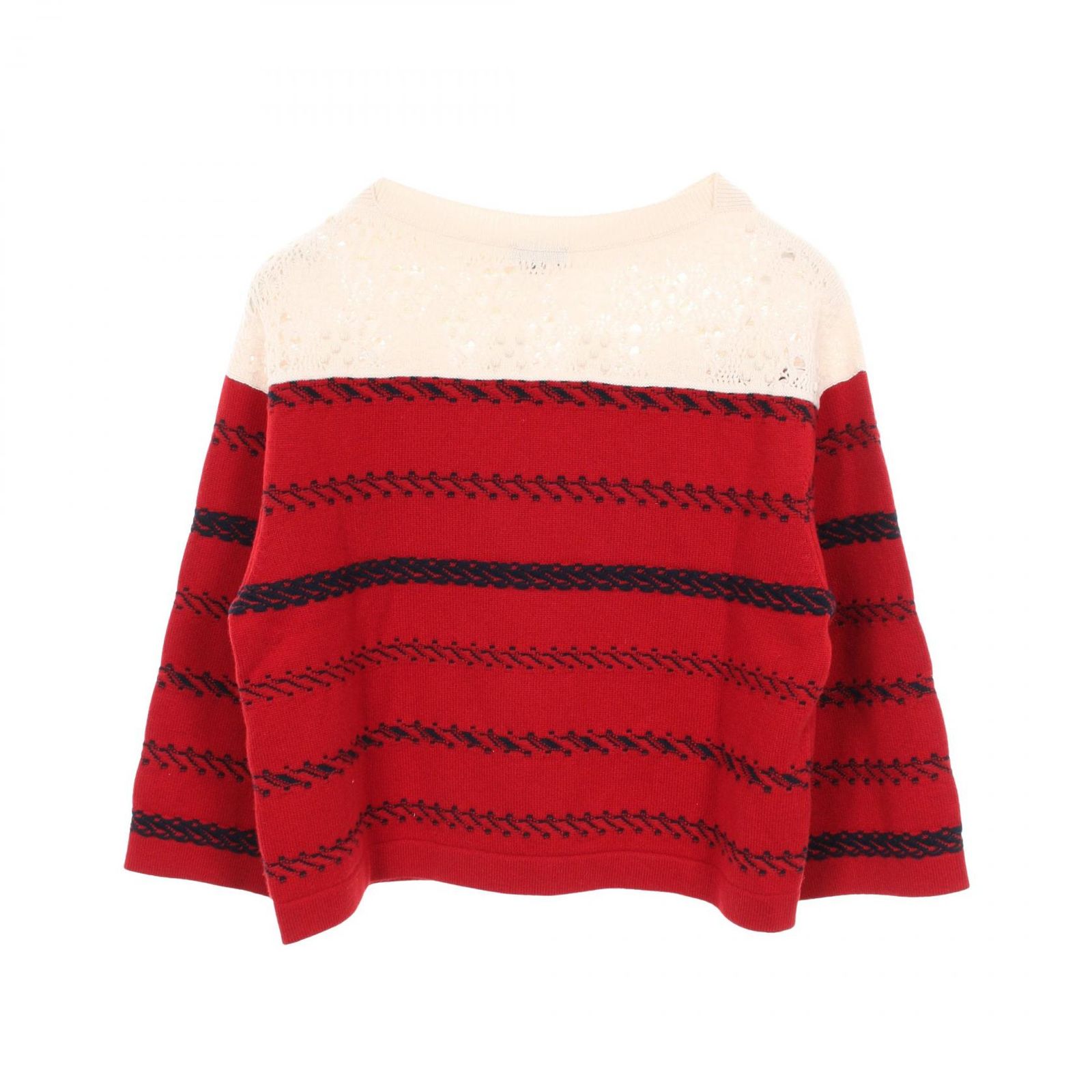 シャネル CHANEL ニット ココマークボタン バイカラー カシミヤ