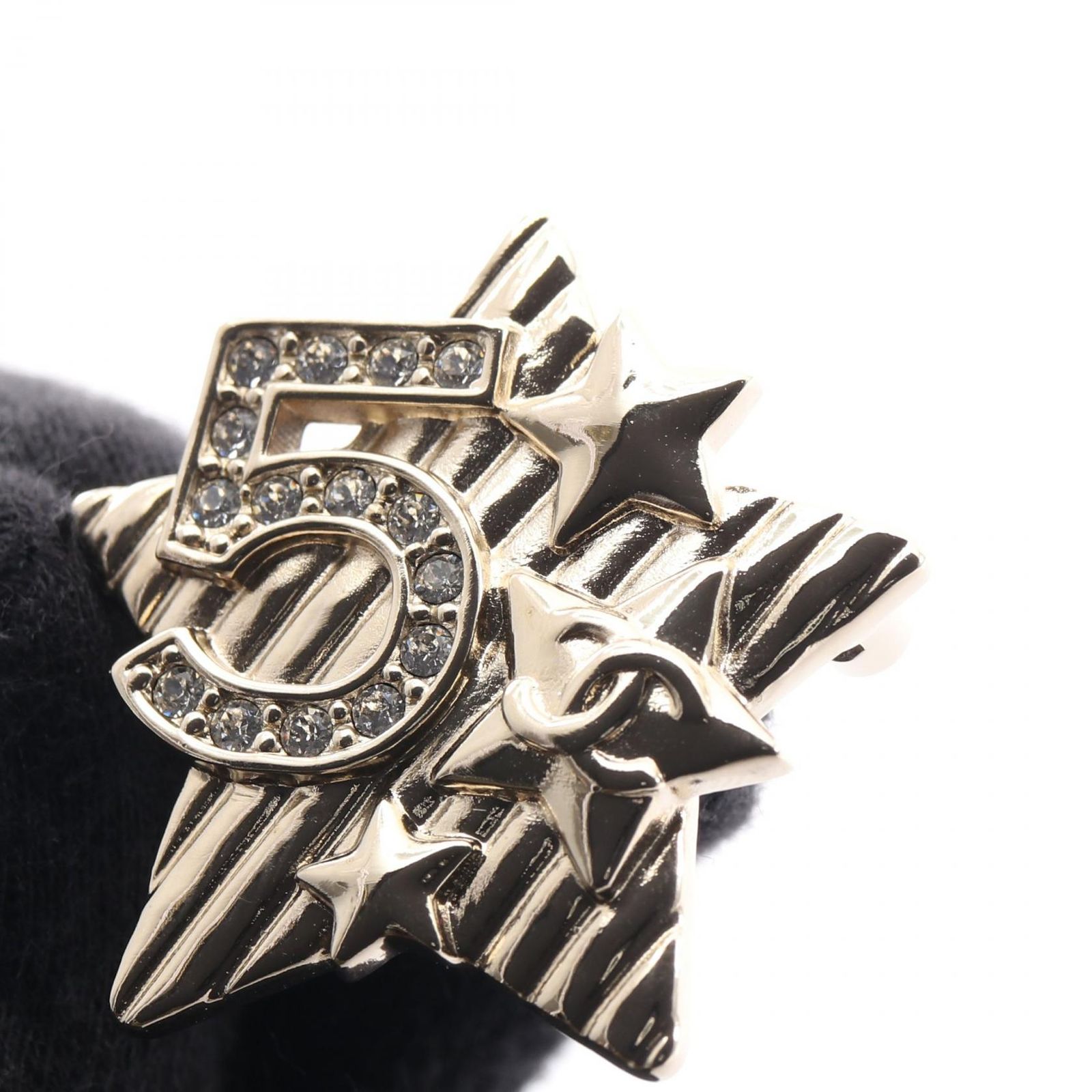 シャネル CHANEL ブローチ No.5 ココマーク スター GP（ゴールドメッキ 