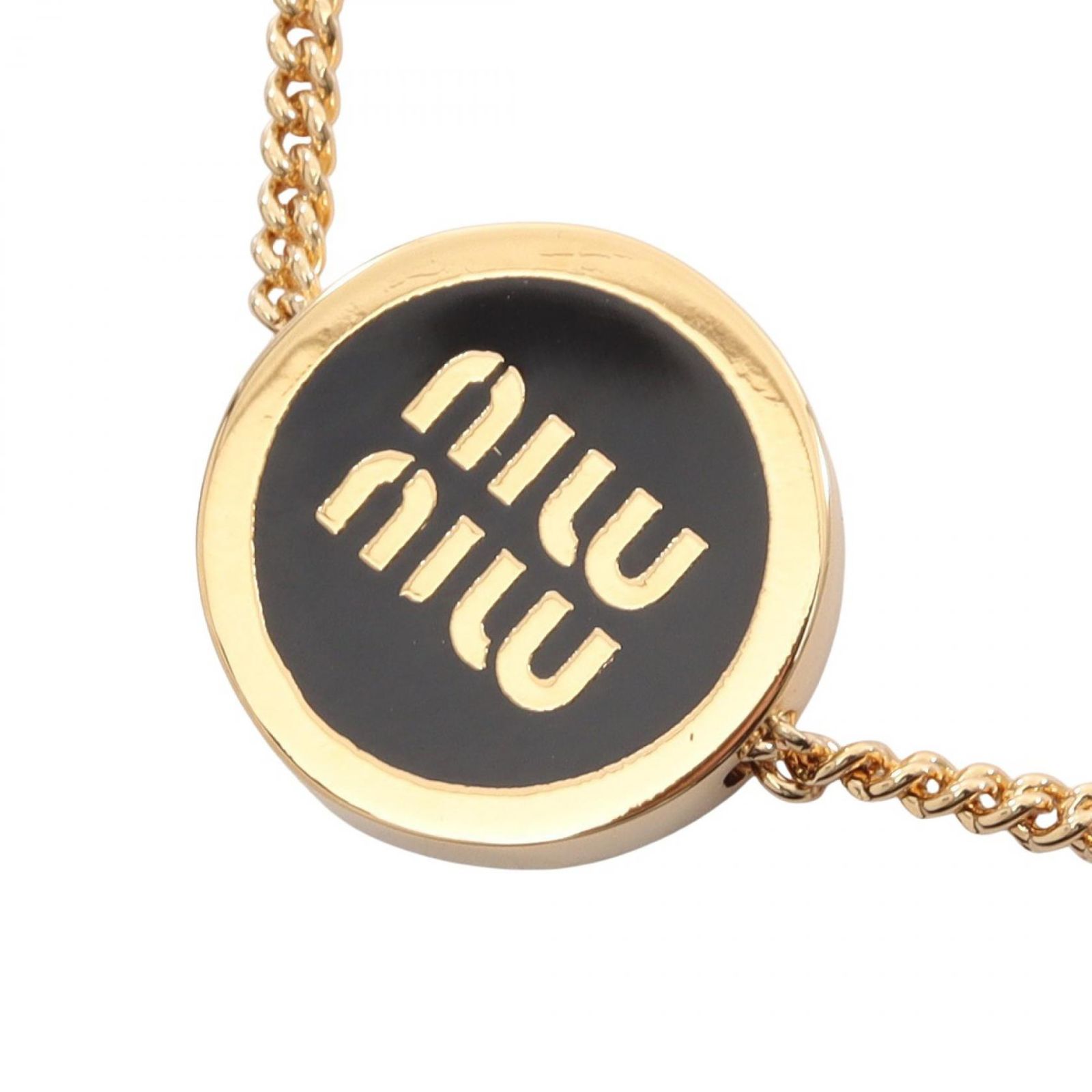 ミュウ ミュウ Miu Miu ブレスレット 5IB6322F6TF0002 ブラック GP