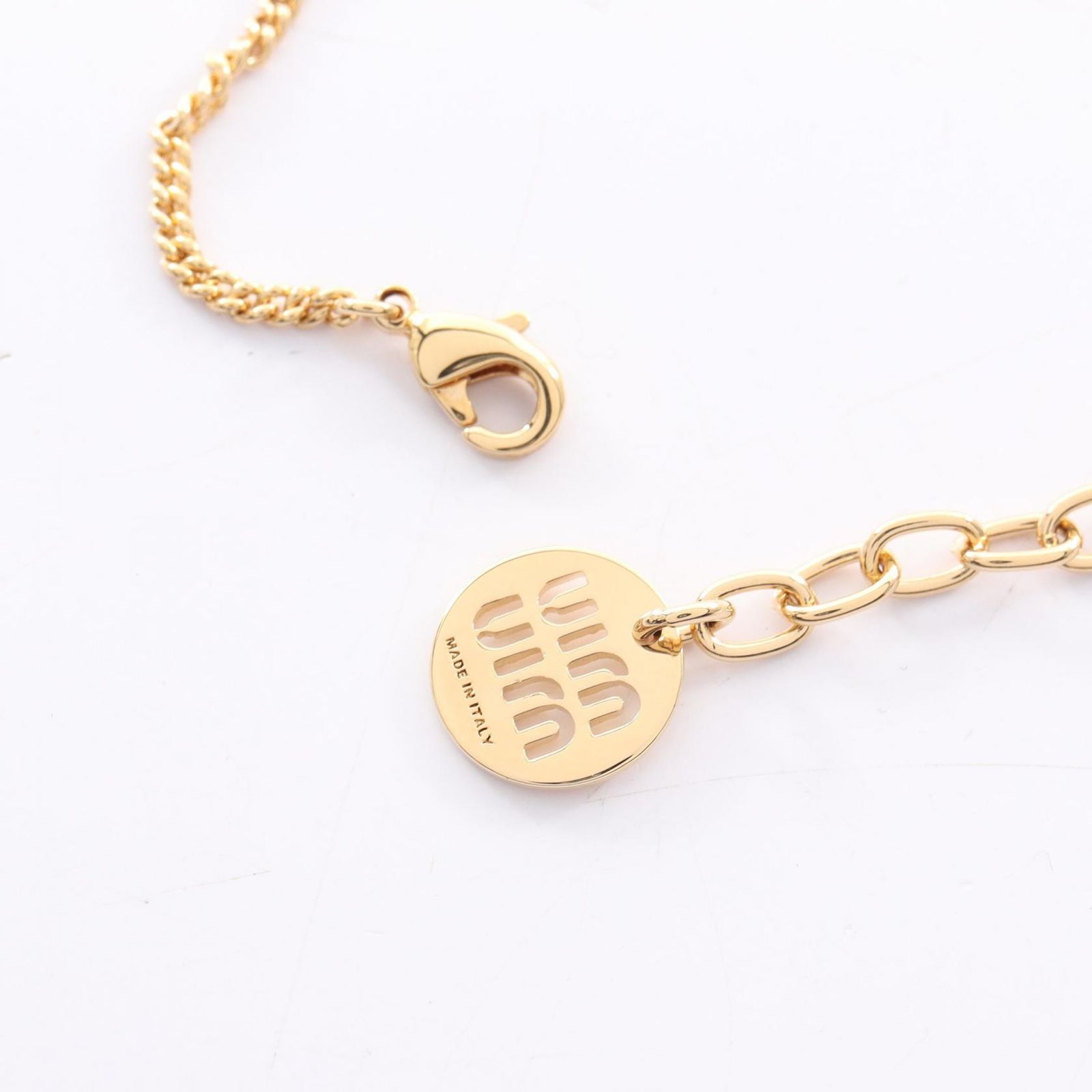 ミュウ ミュウ Miu Miu ブレスレット 5IB6322F6TF0002 ブラック GP