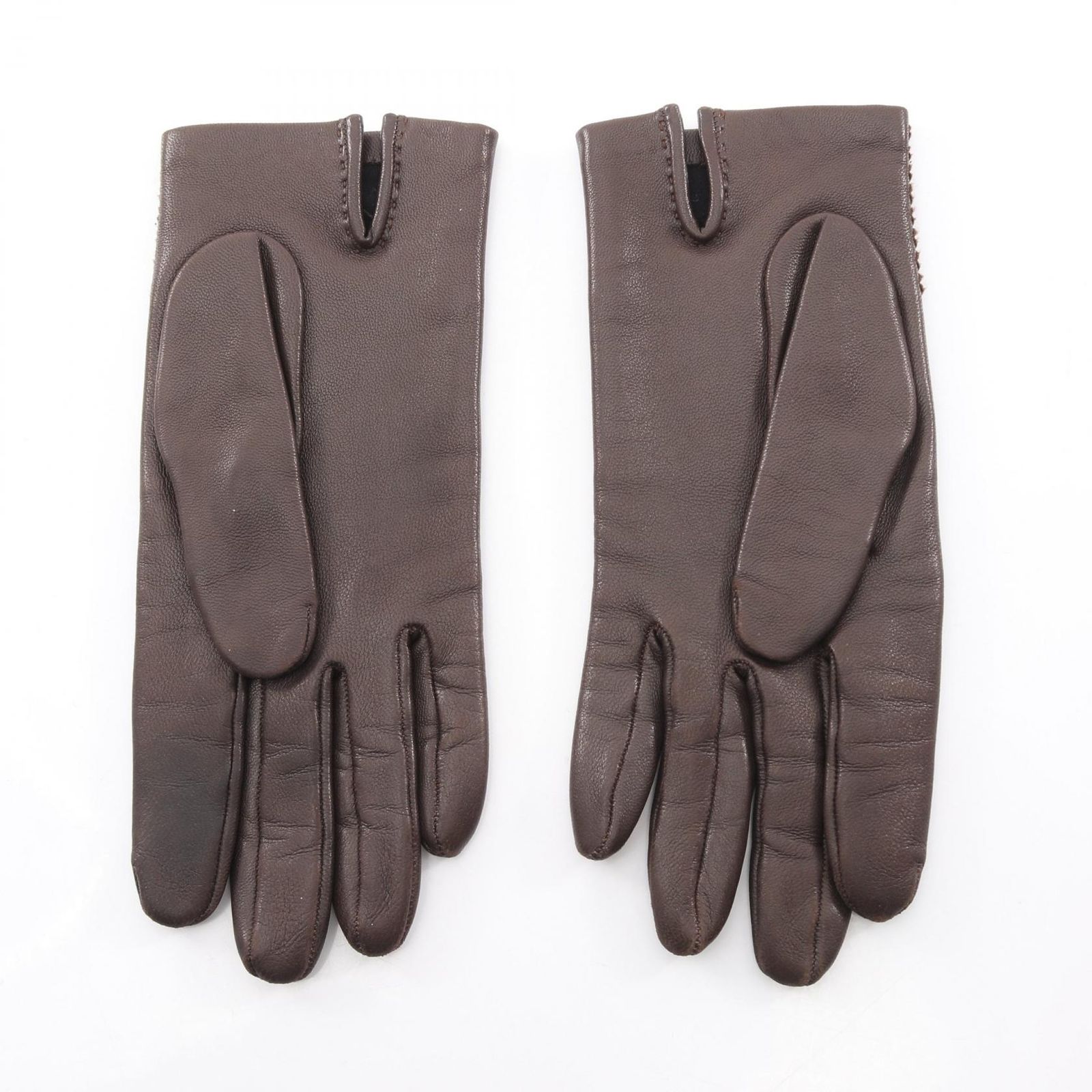 エルメス HERMES 手袋 Hロゴ ラムスキン（羊革） グローブ レディース