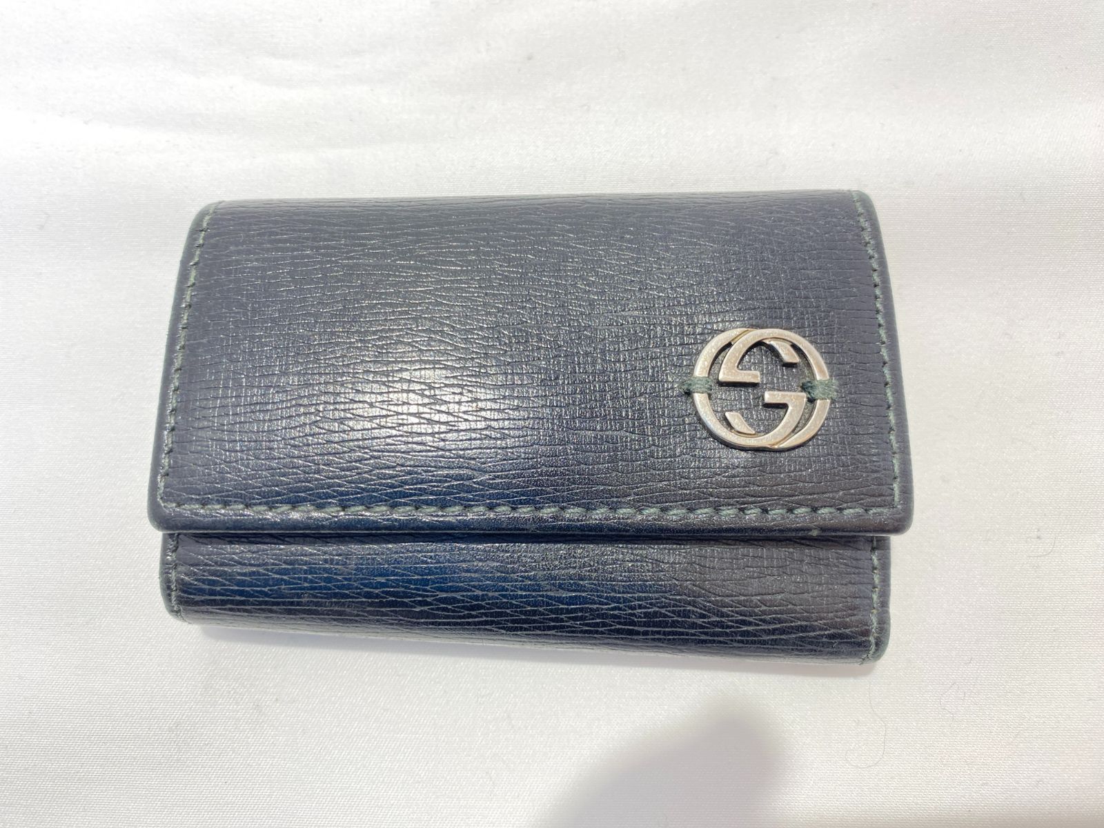 七重浜85-4-080125nh] GUCCI グッチ 6連キーケース インターロッキング