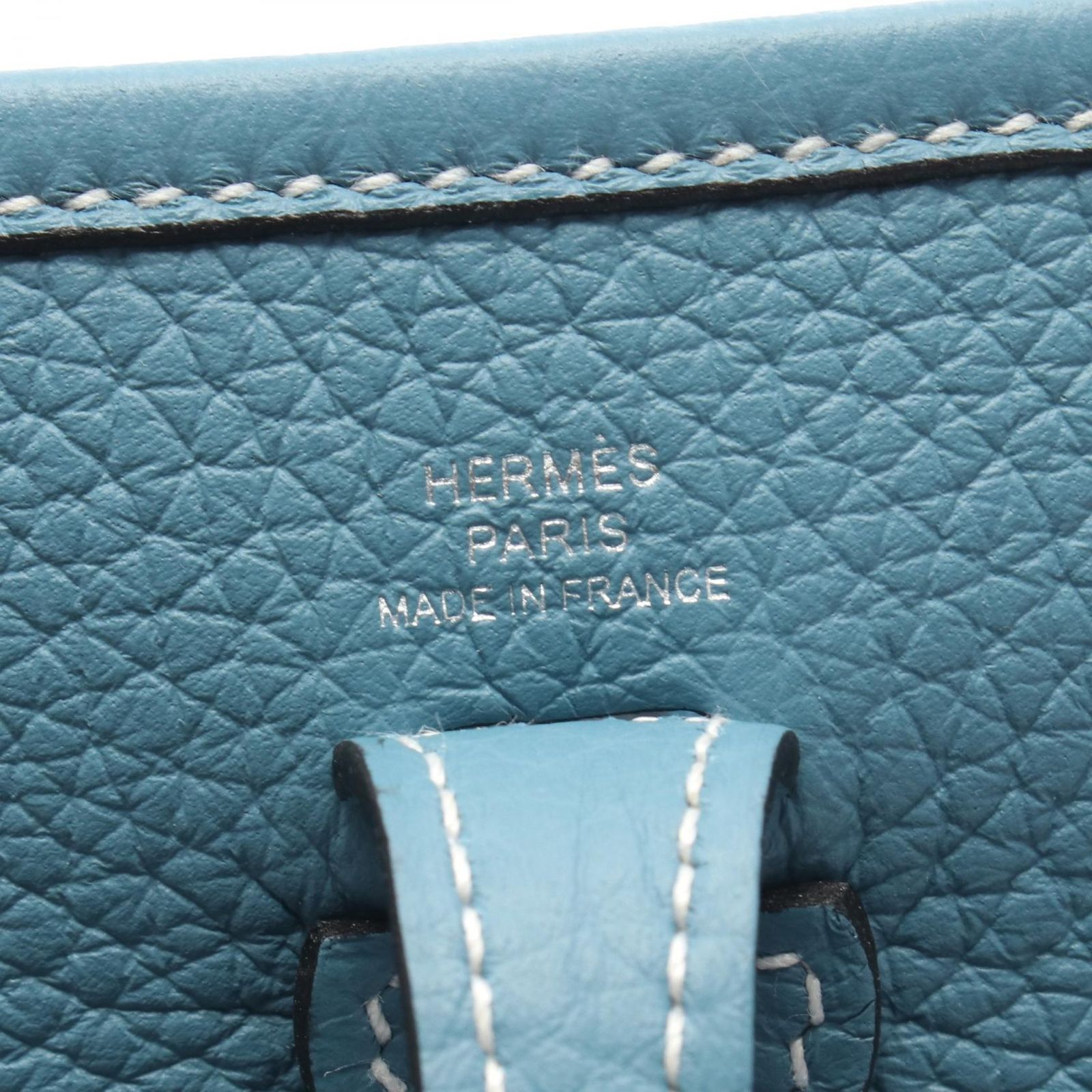 エルメス HERMES ショルダーバッグ エヴリンTPM ニューブルージーン 