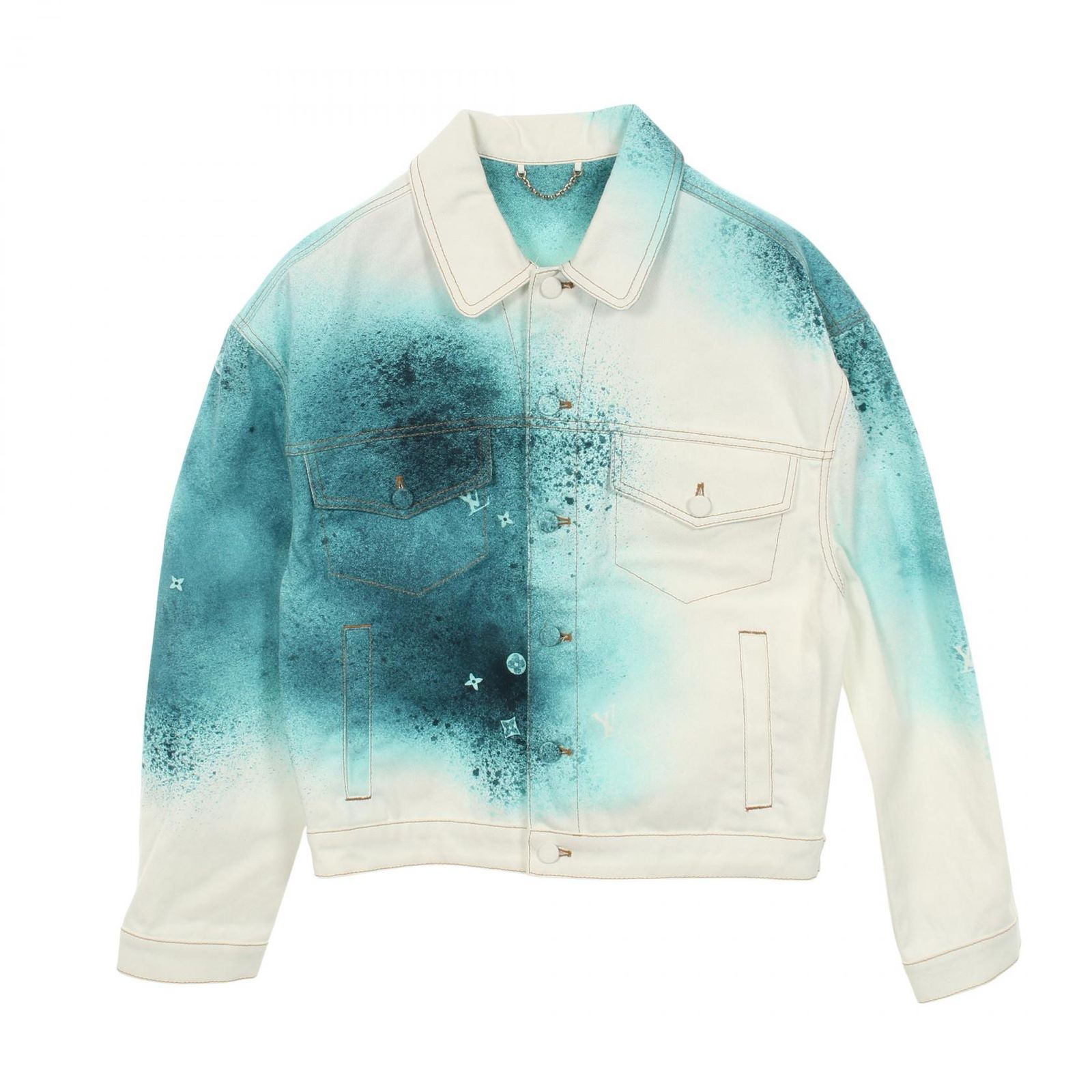 LOUIS VUITTONデニムジャケット ルイ・ヴィトン LOUIS VUITTON デニムジャケット LVスプレー その他