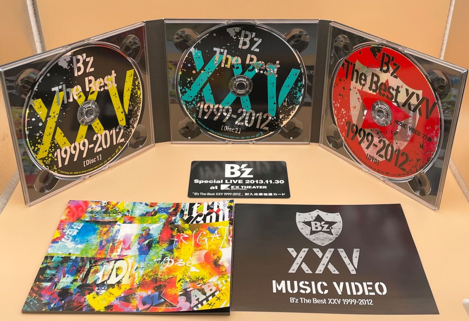 初回限定盤 B'z CD The Best XXV 1988-1998 1999-2012 25th