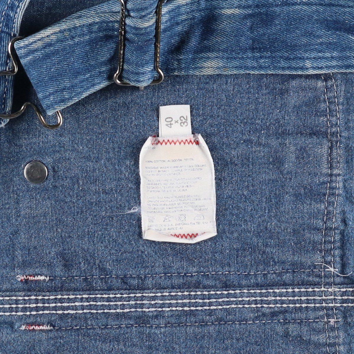 古着 ビッグサイズ 90年代 ディッキーズ Dickies デニムオーバーオール