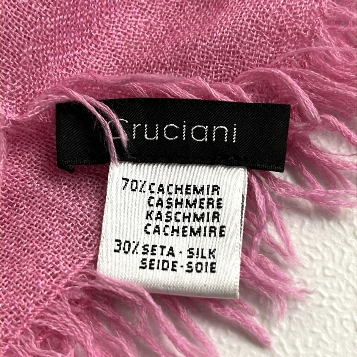 Cruciani(クルチアーニ) ストール(ショール) - ピンク カシミヤ