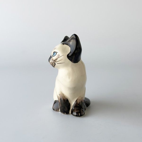 英国 ヴィンテージ 陶器 猫 オブジェ キャット フィギュア 置物