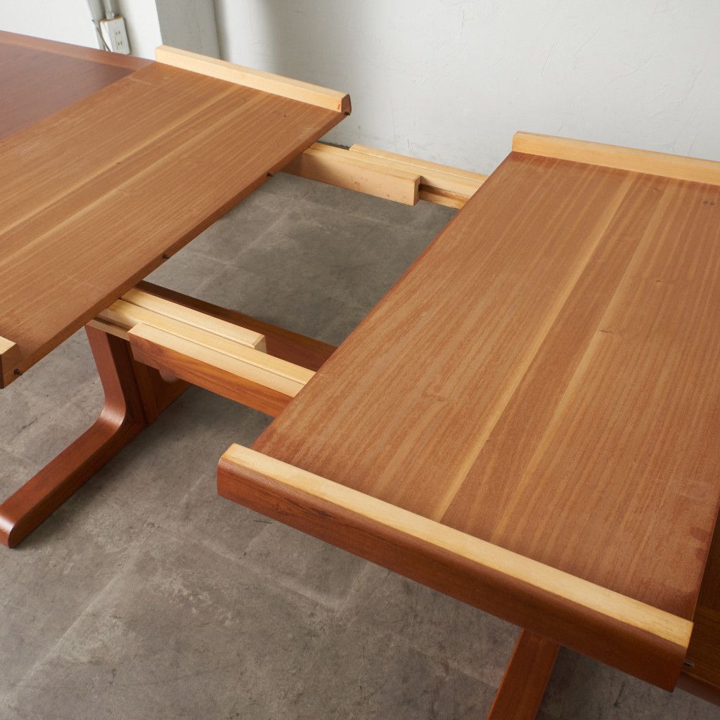 大判 デンマーク skovby ダイニングテーブル チーク 北欧 ヴィンテージ