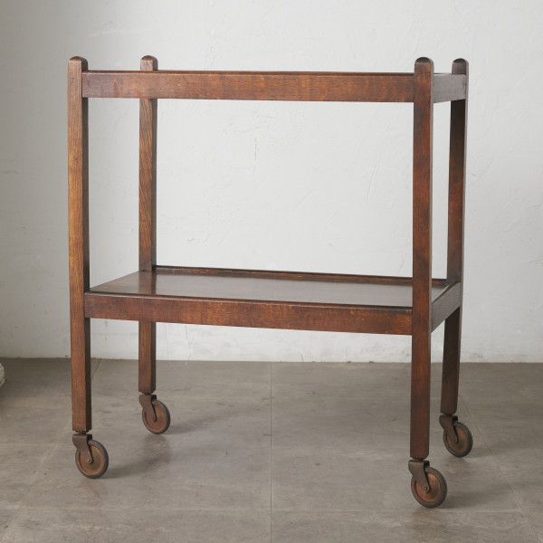 英国 ヴィンテージ トロリー キャスター ワゴン 北欧 スタイル