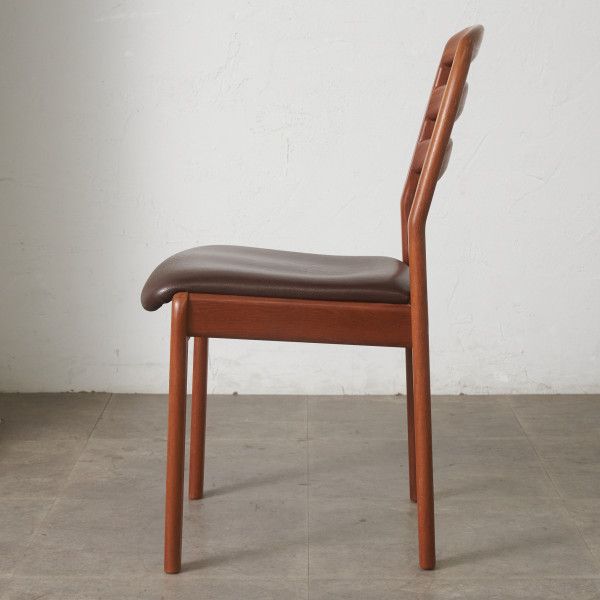 デンマーク Dyrlund チーク 無垢材 ダイニングチェア ヴィンテージ