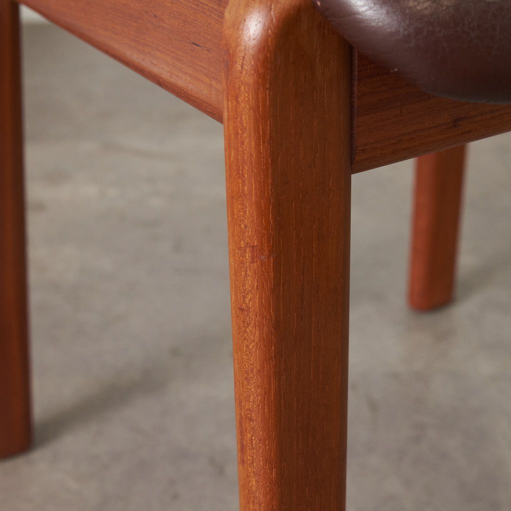 デンマーク Dyrlund チーク 無垢材 ダイニングチェア ヴィンテージ