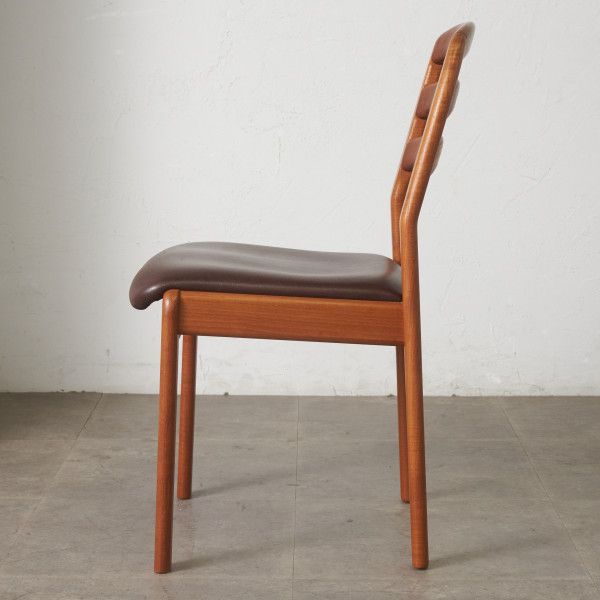 デンマーク Dyrlund チーク 無垢材 ダイニングチェア ヴィンテージ