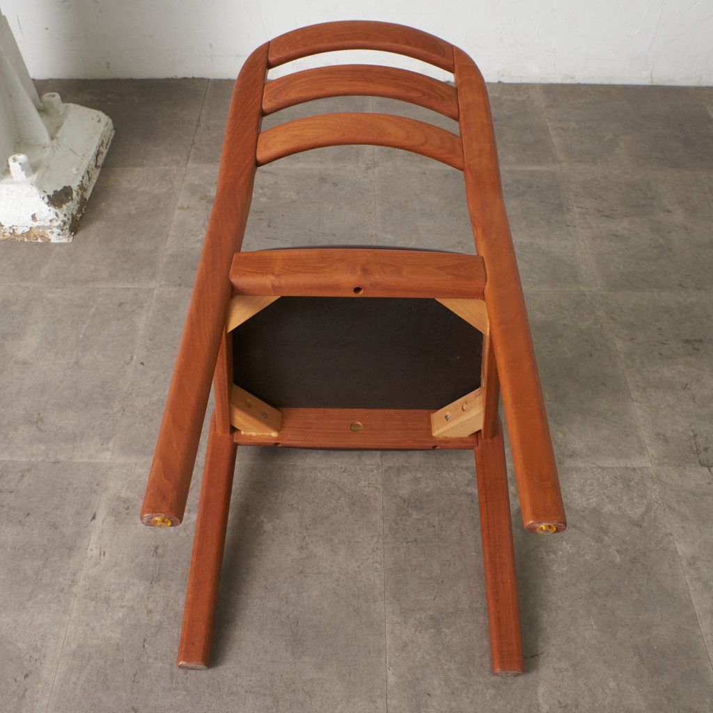 デンマーク Dyrlund チーク 無垢材 ダイニングチェア ヴィンテージ