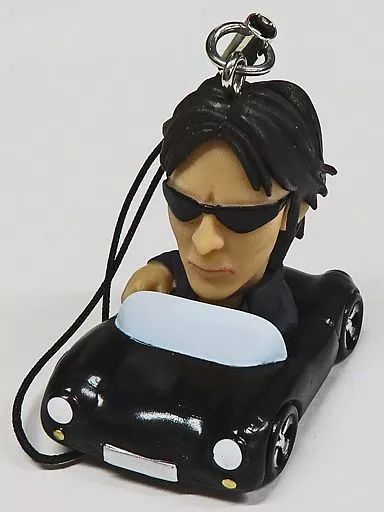 中古】雑貨 氷室京介(車：ブラック) フィギュアストラップ 「KYOSUKE