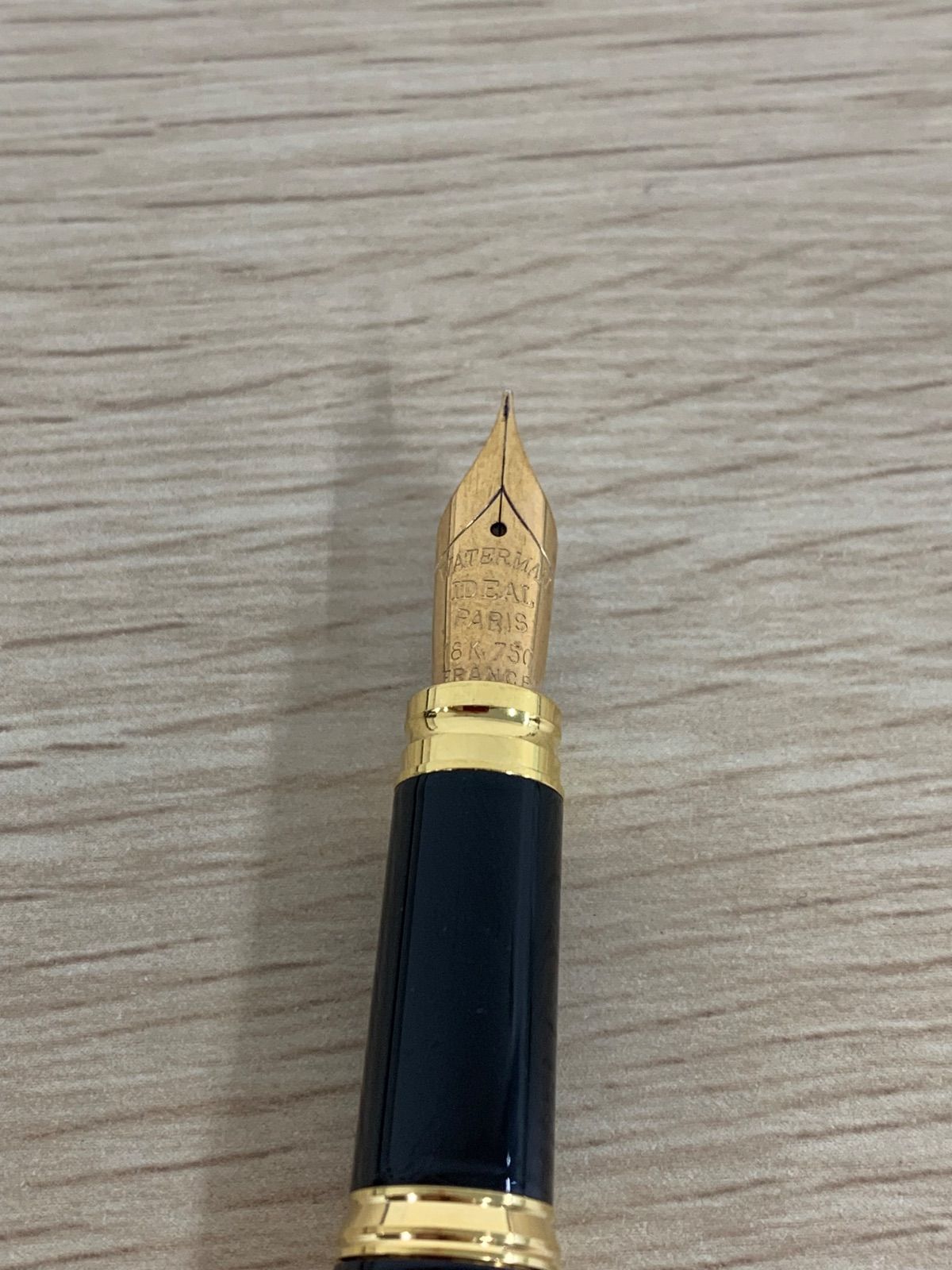 2 Waterman（ウォーターマン） Gentleman 万年筆 18K 18K750 ネーム