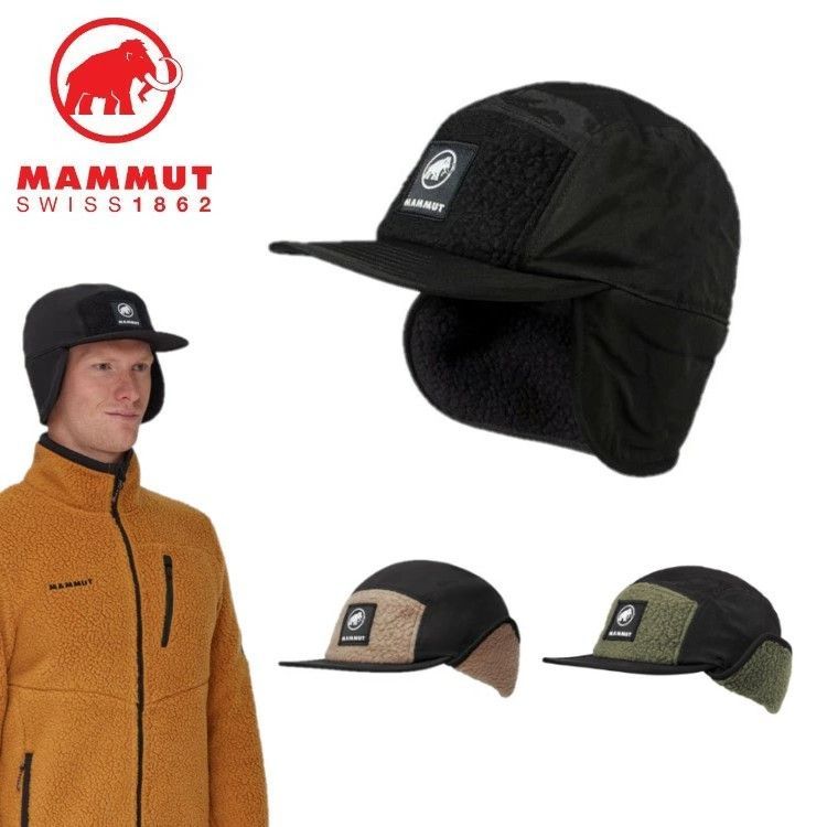 お薦め品MAMMUT マムート メンズ レディース (ユニセックス) Fleece Cap 1191-01400 フリース 防寒 帽子 耳当て付き キャップ 雪 スノー