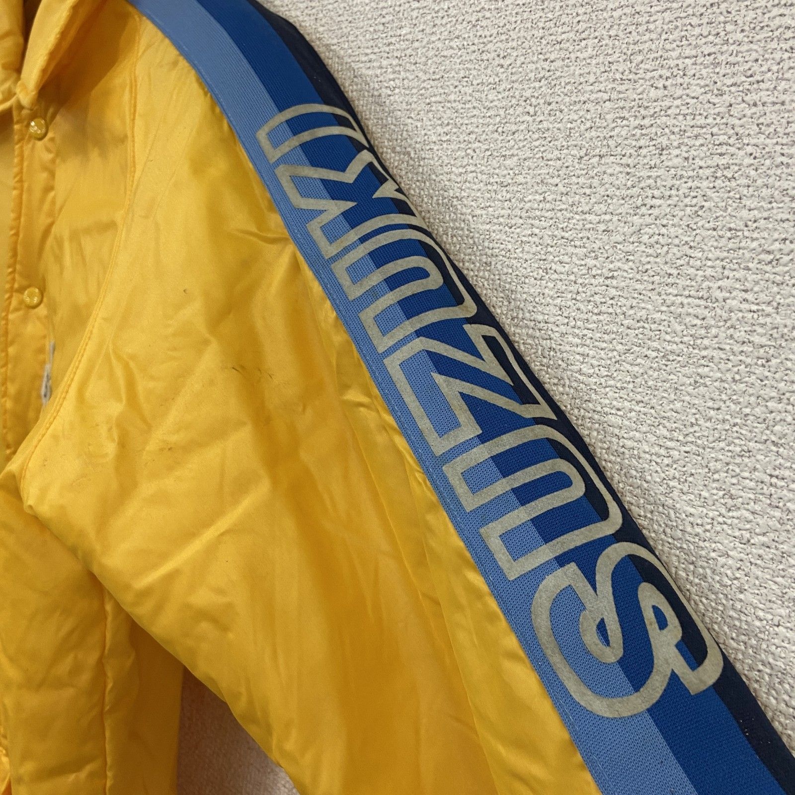 古着 used SUZUKI スズキ ナイロンジャケット 黄色 イエロー - メルカリ