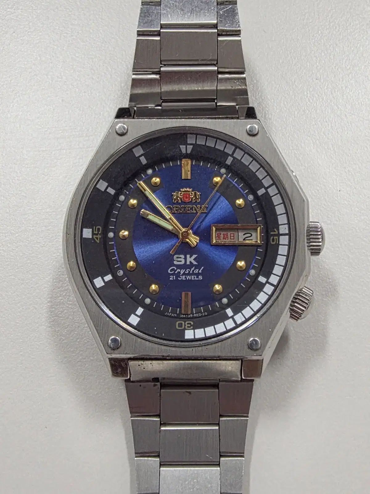 オリエント Orient SK Crystal オートマティック メタル メンズ リストウォッチ