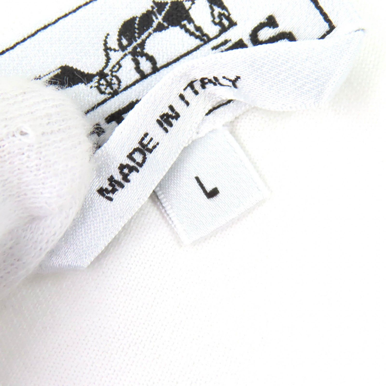 極美品△HERMES エルメス 20SS コットン100％ クルーネック シルク