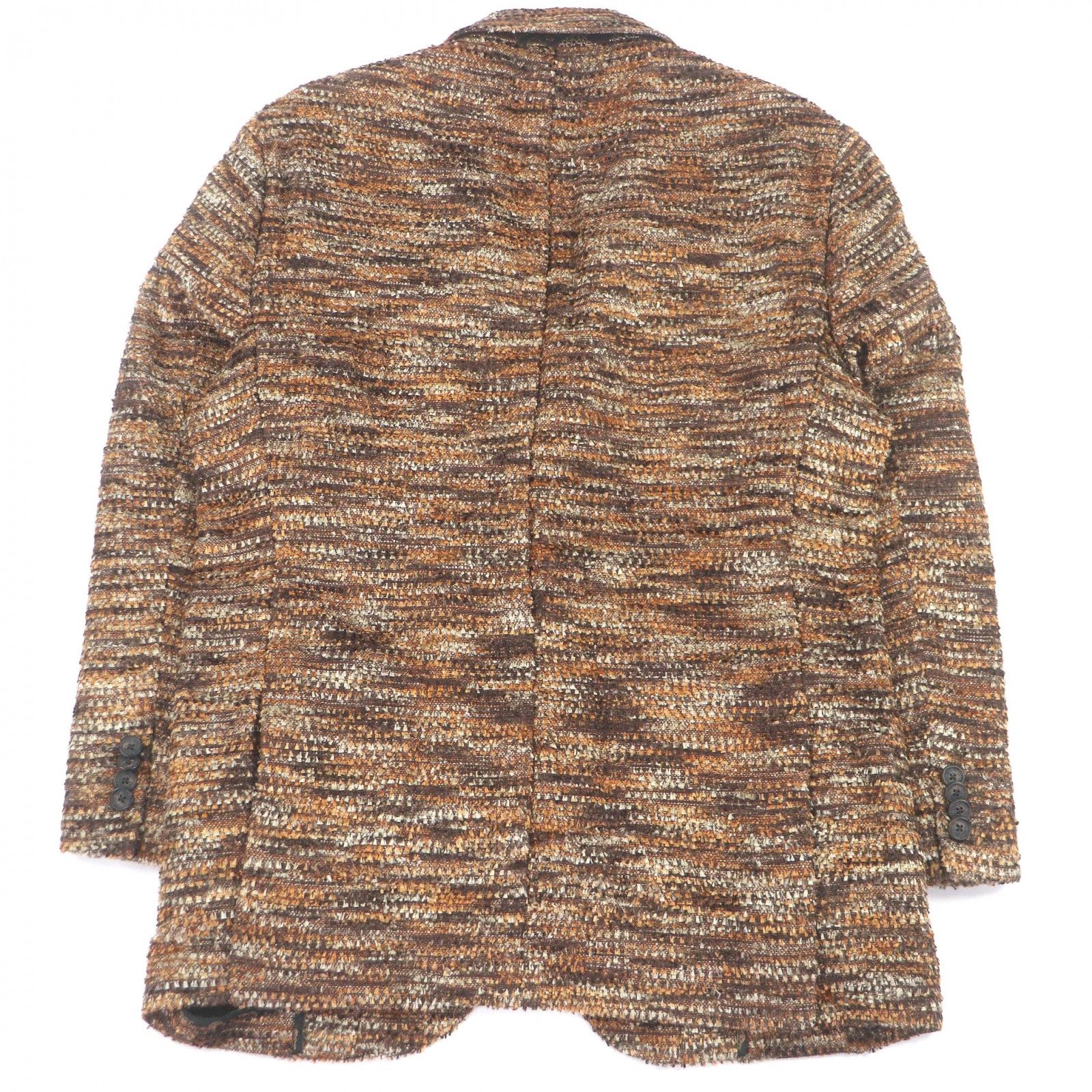 極美品□ETRO エトロ New Jersey カシミヤ混 裏地シルク100％ シングル