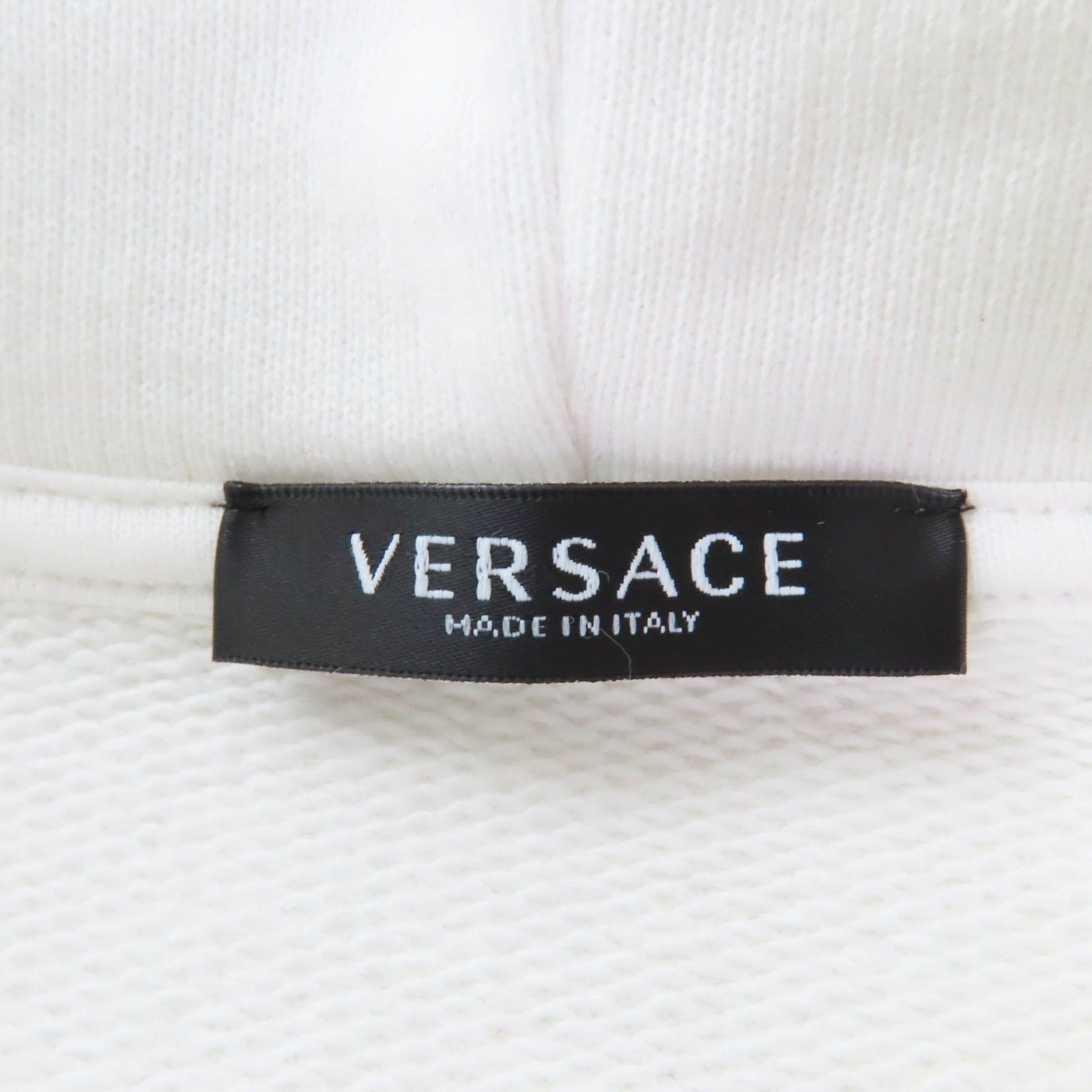 美品☆VERSACE ヴェルサーチ 2021年製 1002804 コットン ロゴデザイン