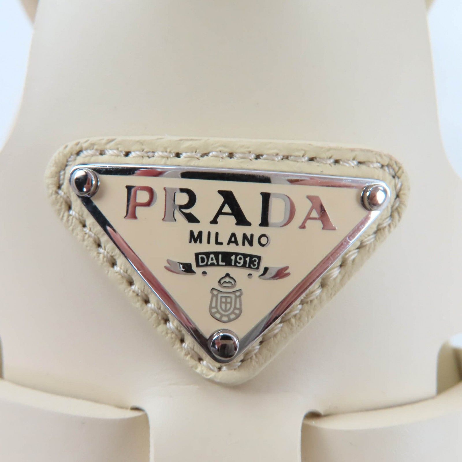 未使用品☆PRADA プラダ 1X465N トライアングルロゴ ラバー スポーティ