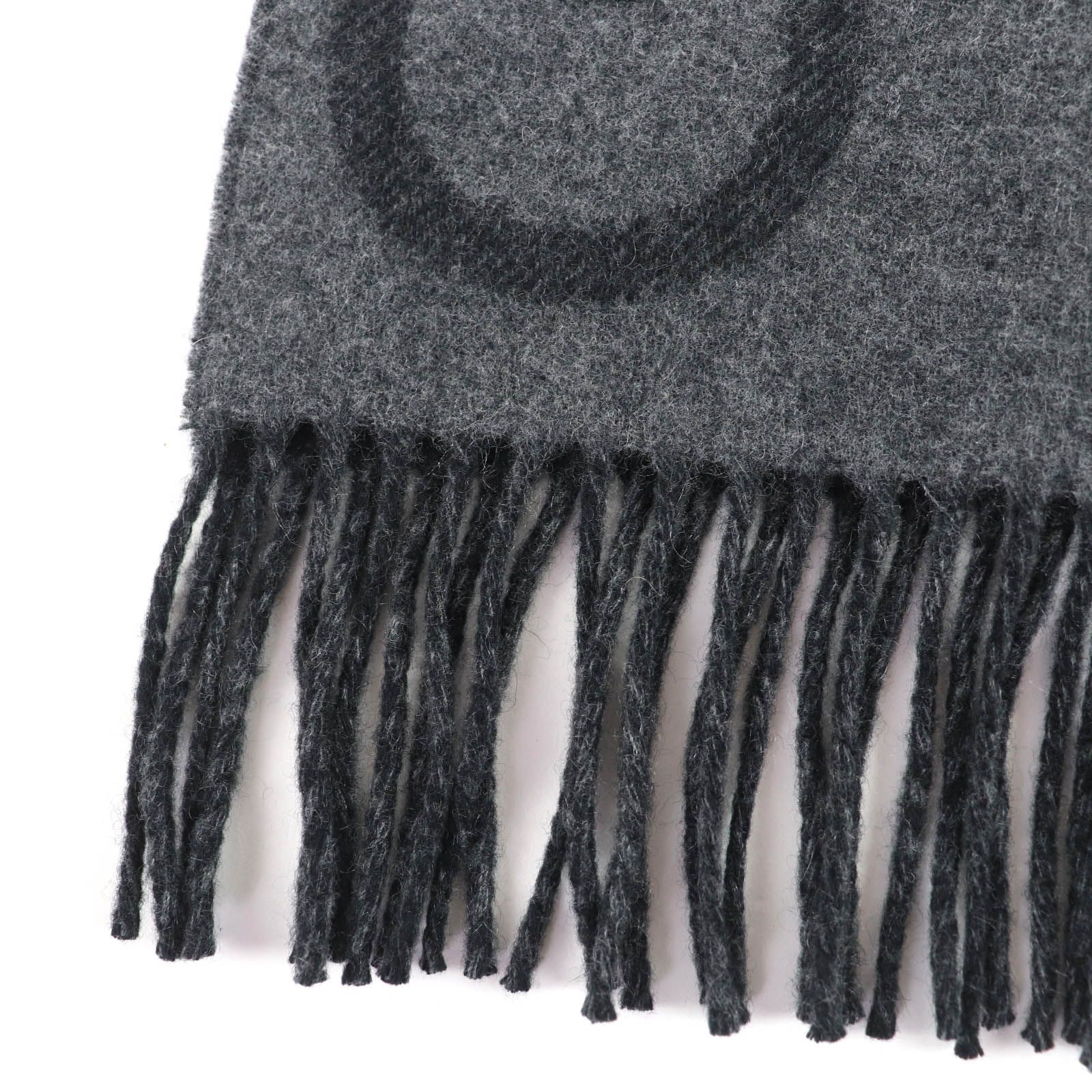 未使用品☆HERMES エルメス エニー・モール カシミヤ100％ ロゴ