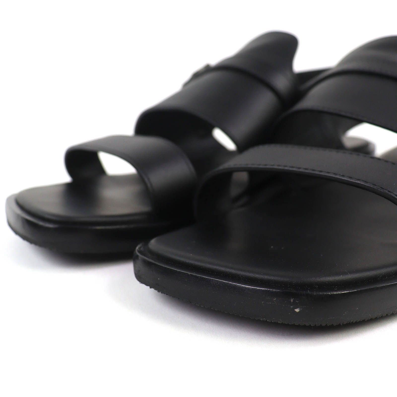 美品△HERMES エルメス 23SS H231741Z ジャコモ Hロゴ アンクル