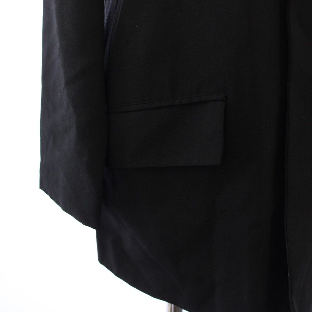 ヨウジヤマモトノアール YOHJI YAMAMOTO NOIR ノーカラーコート ミドル