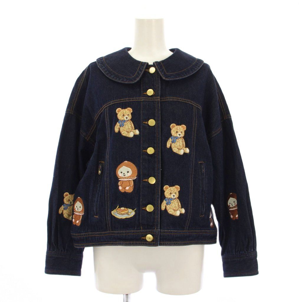 ユキエモン yukiemon おまもりGジャン デニムジャケット M 紺 1195010