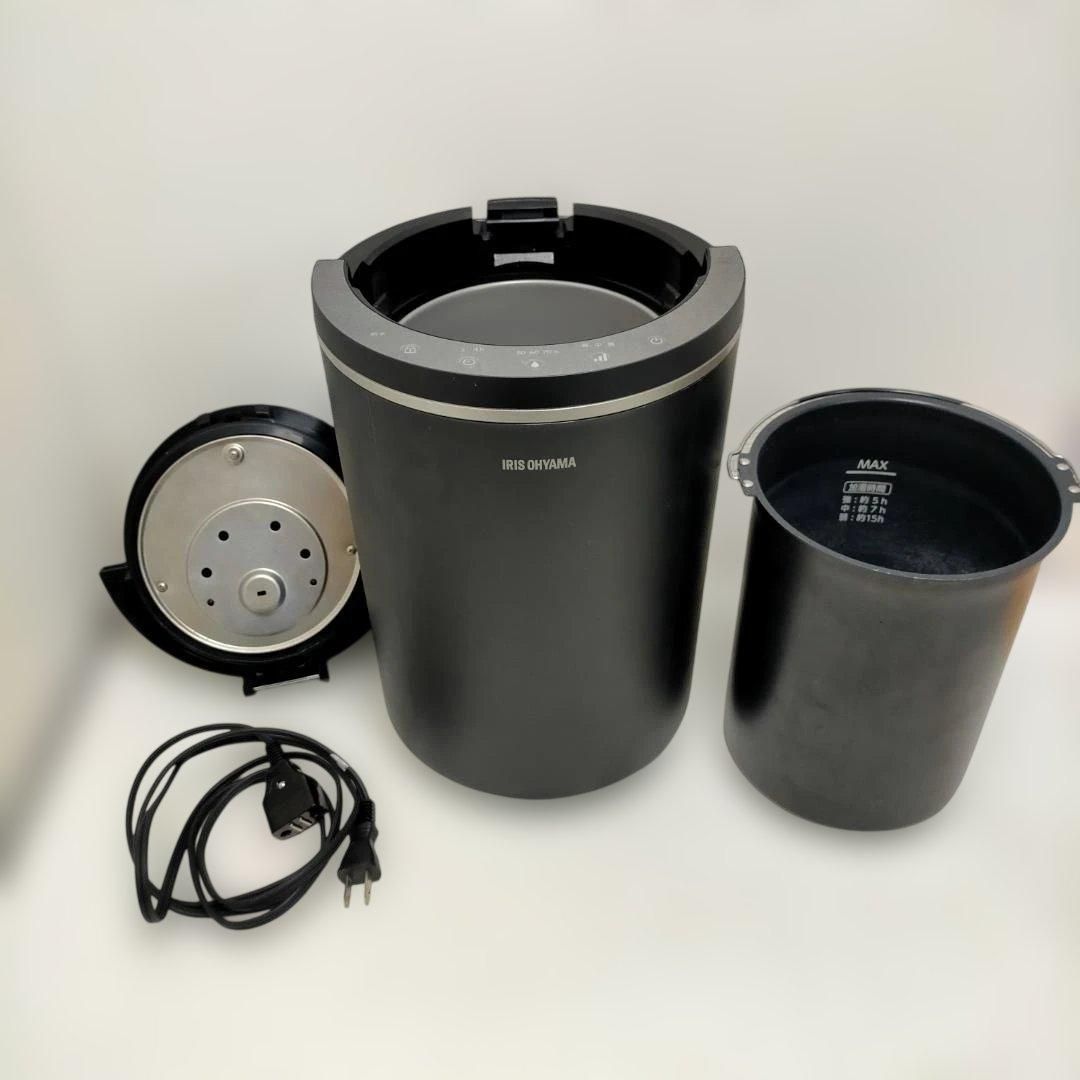 アイリスオーヤマ AZHM MH60 B スチーム式加湿器 ブラック 加熱式 蒸気