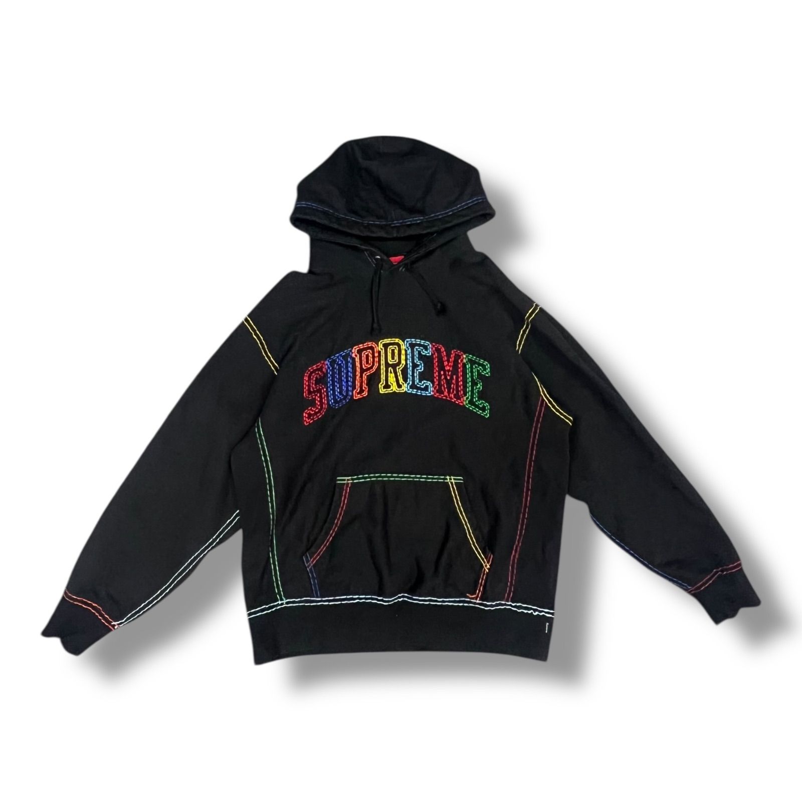 参考上代26400円 Supreme 20AW Big Stitch Hooded Sweatshirt ビッグ