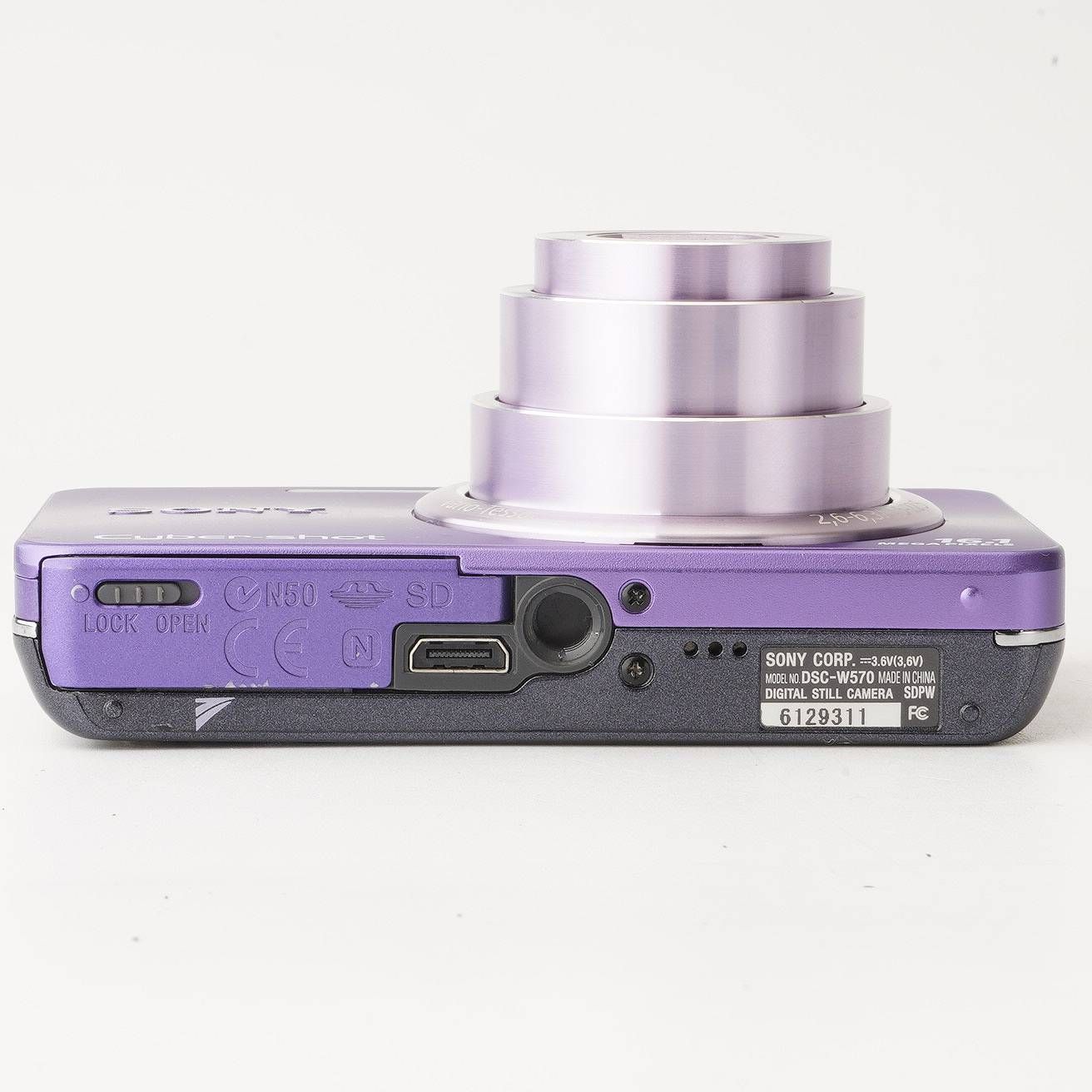 ソニー Sony Cyber-shot DSC-W570 パープル コンパクトデジタルカメラ