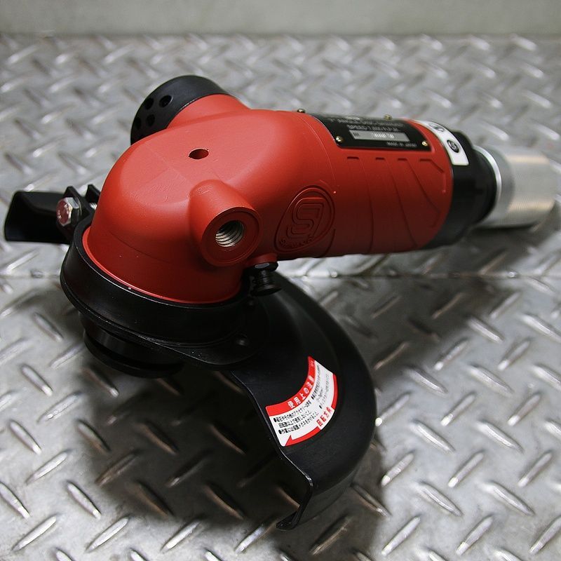 新潟発 信濃機販 アングルグラインダー SI-AG 7-A 4 R 7インチ 自動車 鈑金 修理 エアーツール SHINANO