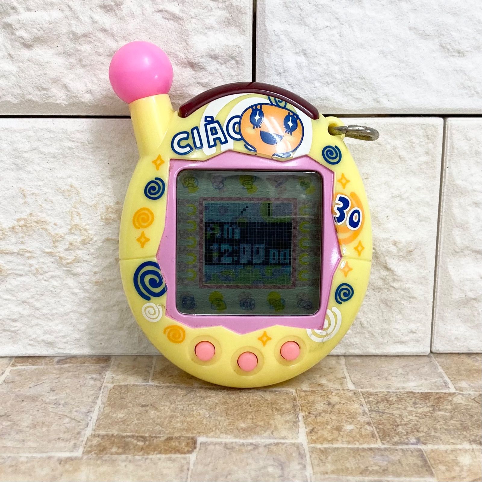 超じんせーエンジョイ たまごっちプラス ちゃお３０めめっち 本体 ストラップ 2006 BANDAI バンダイ 平成レトロ